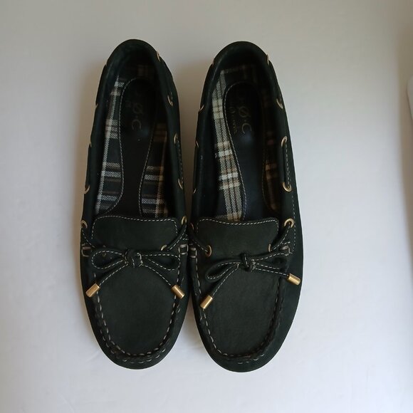 B.O.C. by Born Concept 'Holland' Black Suede Driving Moccasins Sz 8M - Picture 2 of 11